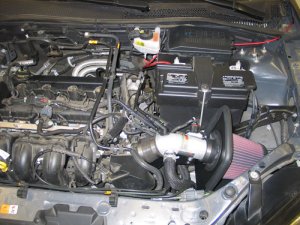 Ford Focus Performance Air Intake - K&N Engineering - Typhoon Short Ram - `07-`09